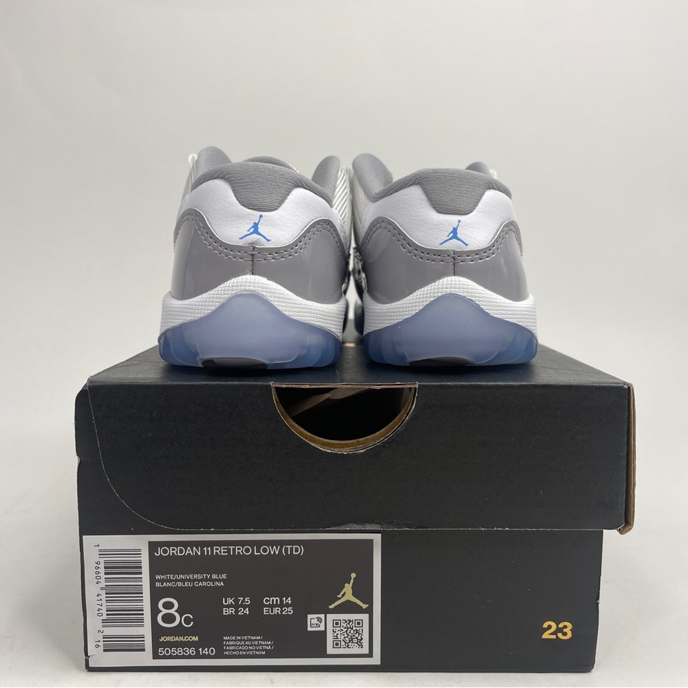 Nike Air Jordan 11 Retro Low TD “Cement Grey” 2023 - Picture 4 of 4